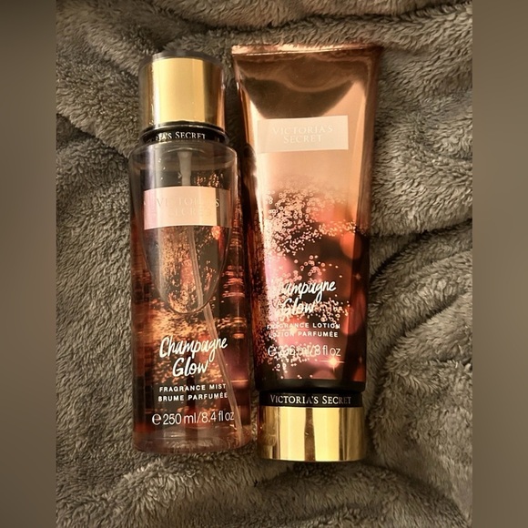 Victoria’s secret body spray and lotion. Champagne glow. - Picture 1 of 4